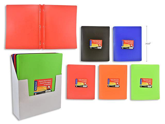 Plastic Report Cover Assorted Colors
