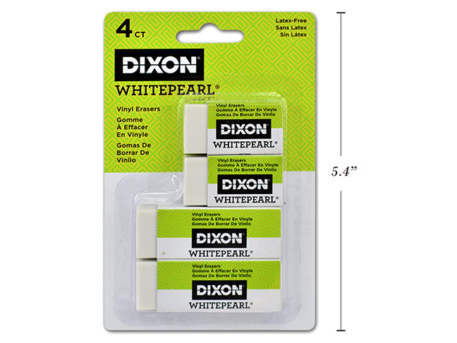 Dixon White Vinyl Erasers