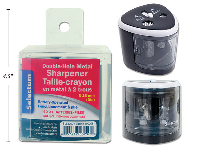 Hole Metal Sharpener Battery Operated