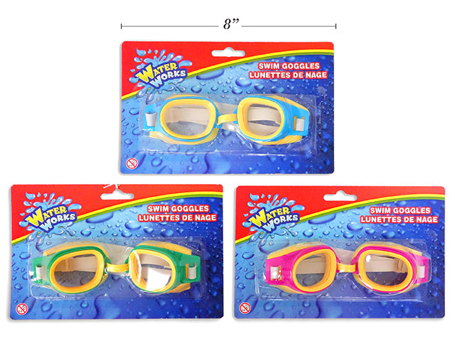 Neon Swim Goggles