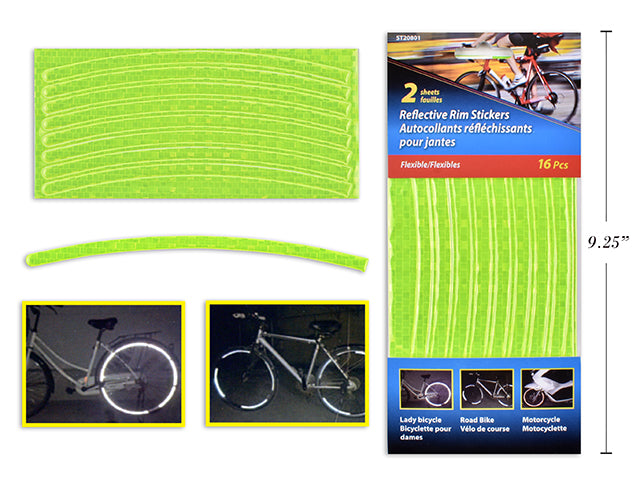Reflective Bicycle Rim Stickers