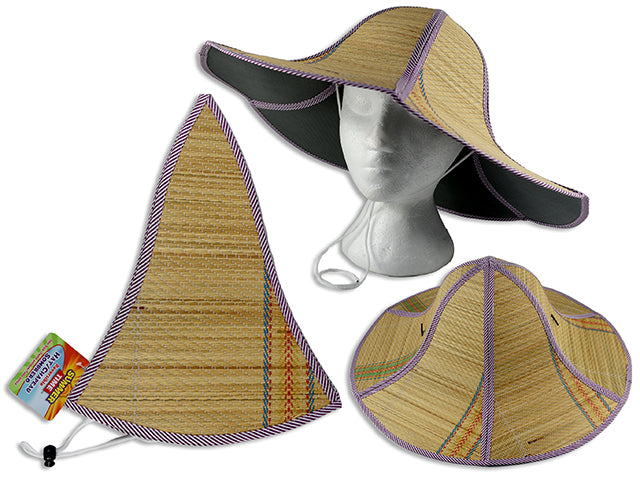 Reversible Straw Summer Hat
