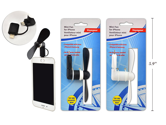 Mini Phone Fan Plug Version For Iphone And Samsung