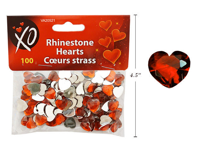 Rhinestone Hearts
