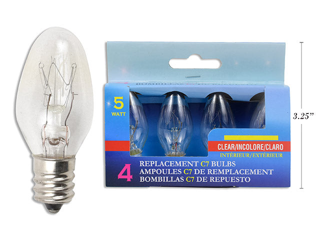 Indoor Outdoor Replacement Bulbs Clear