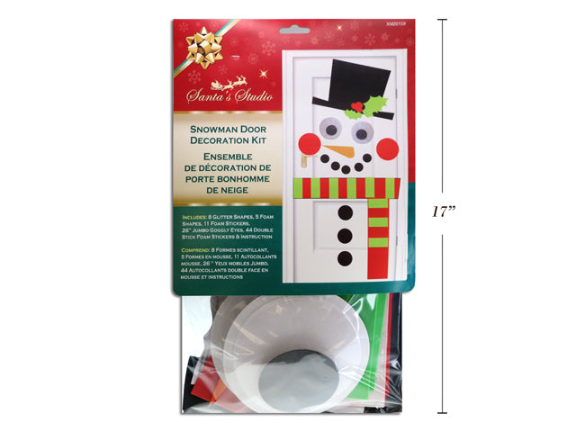 Christmas Snowman Door Décor Kit