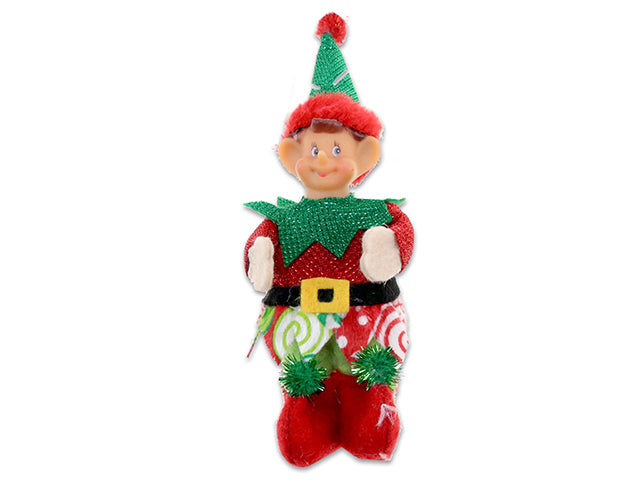 Christmas Realistic Plush Standing Elf Character